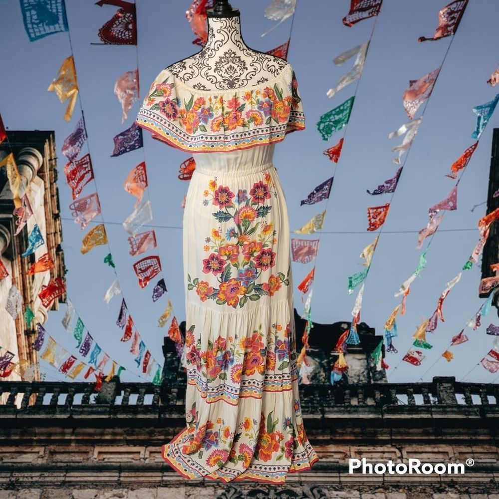 Flying Tomato maxi fiesta dress